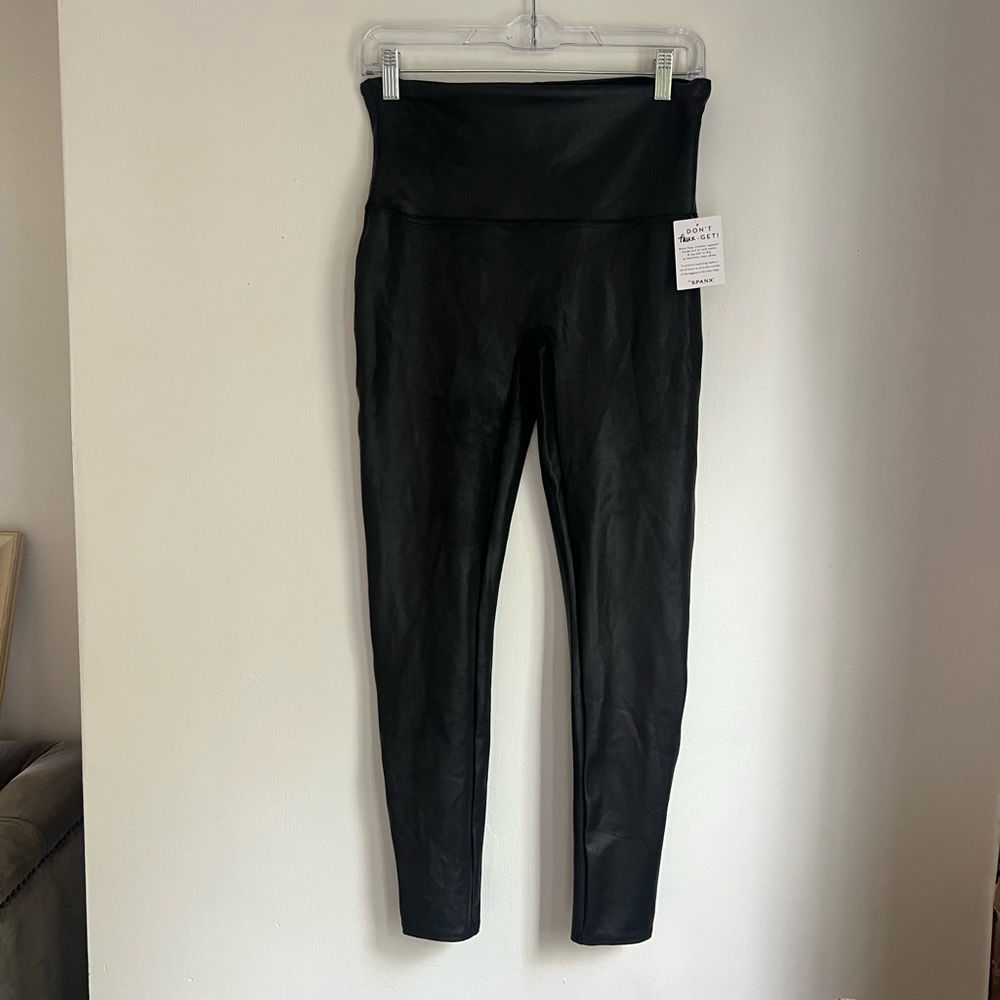 SPANX faux leather leggings